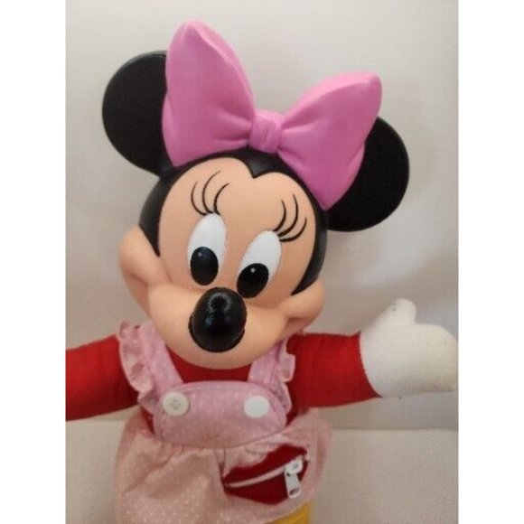 Minnie Mouse Learn to Dress Me Doll 1989 Vintage Toy Plush Mattel Walt Disney Co - Picture 3 of 11